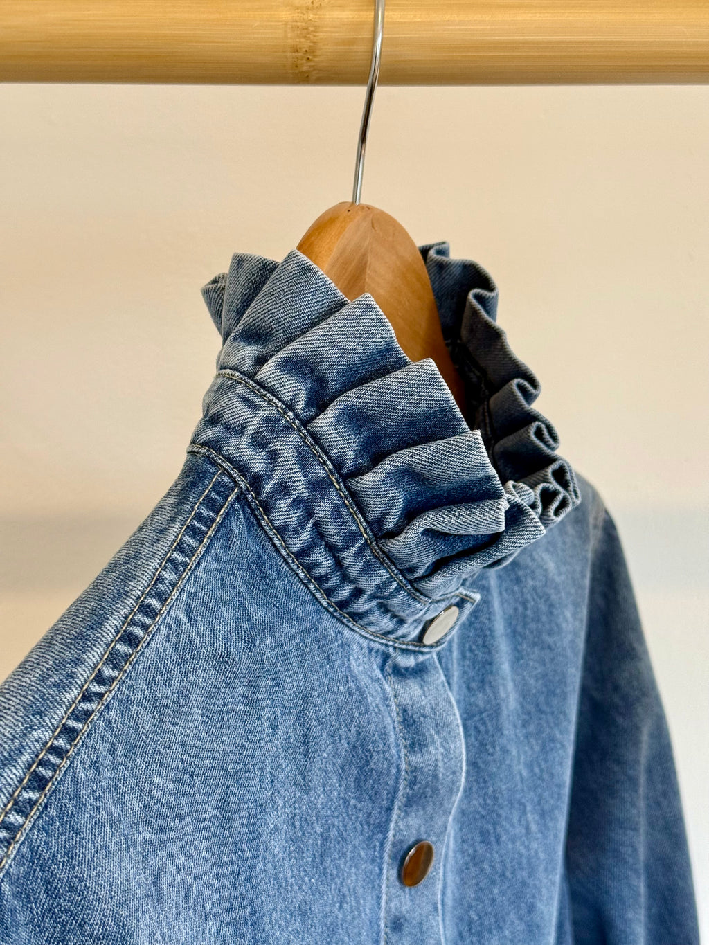 Chemise en jean bleu Margaux
