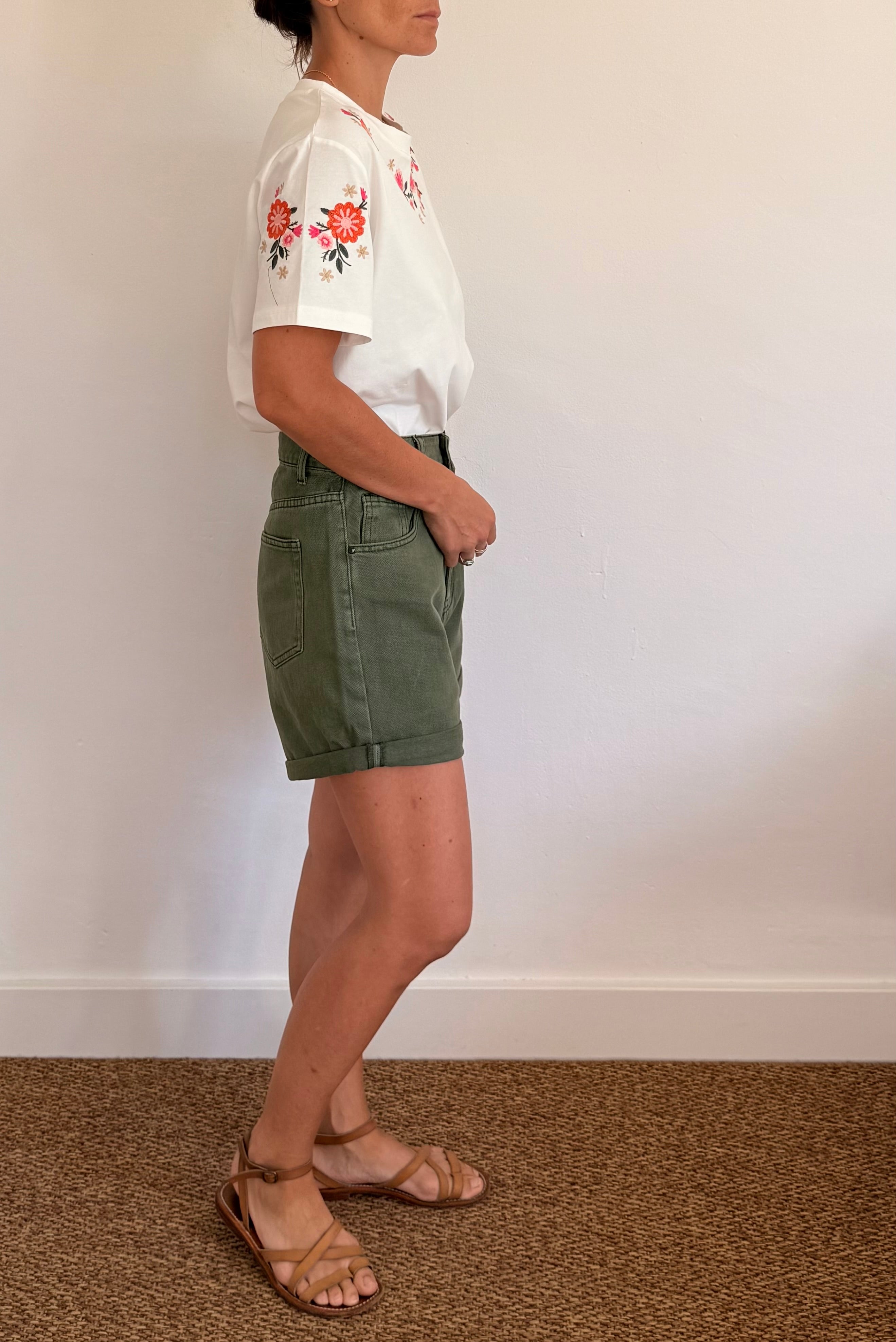 T-shirt brodé Andrea