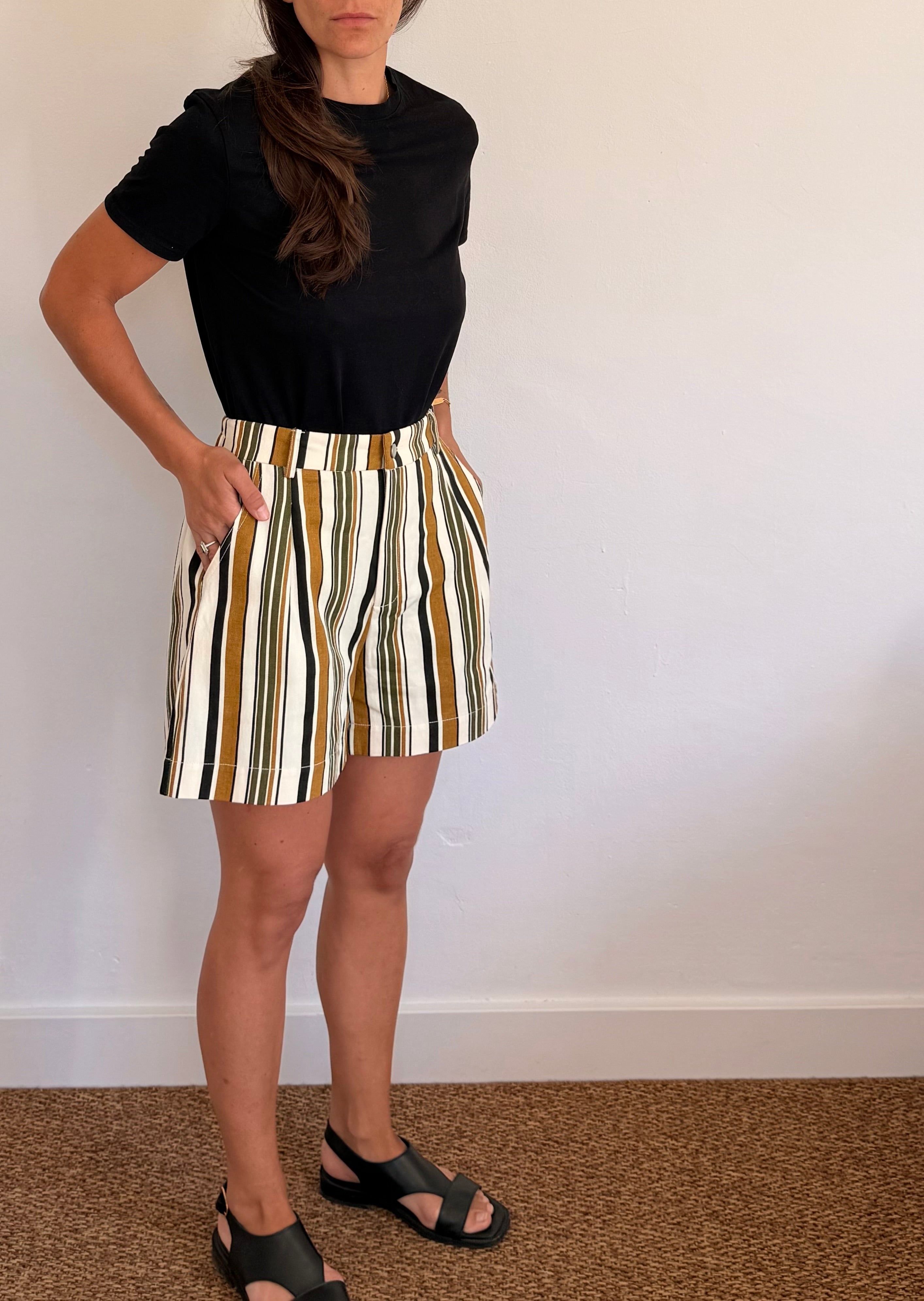 Short rayé Léon