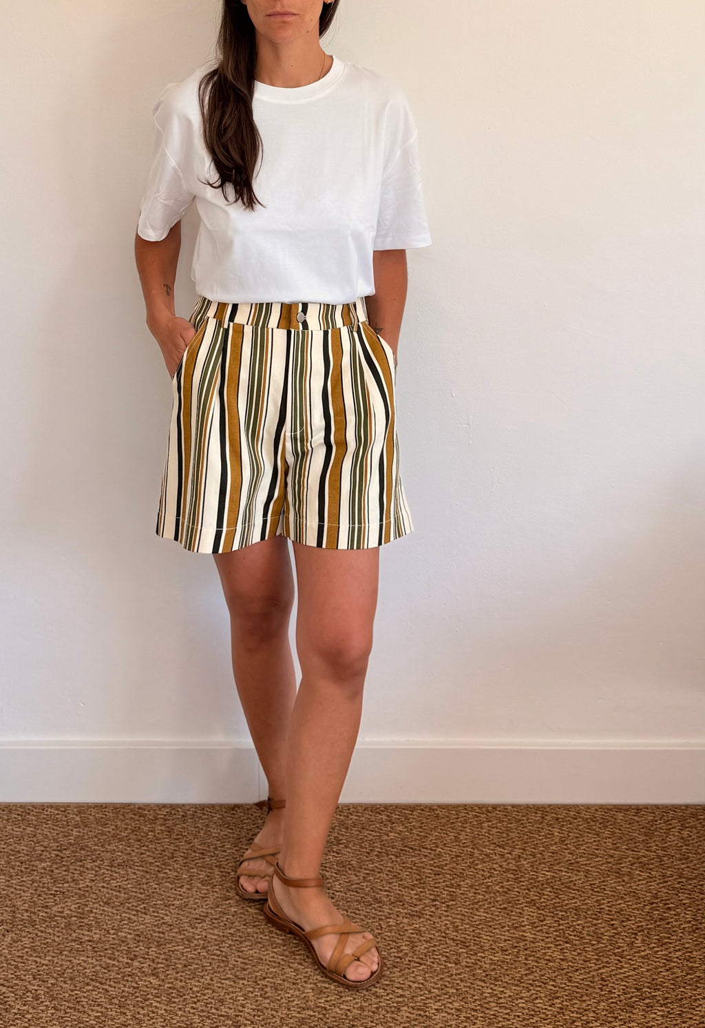 Short rayé Léon