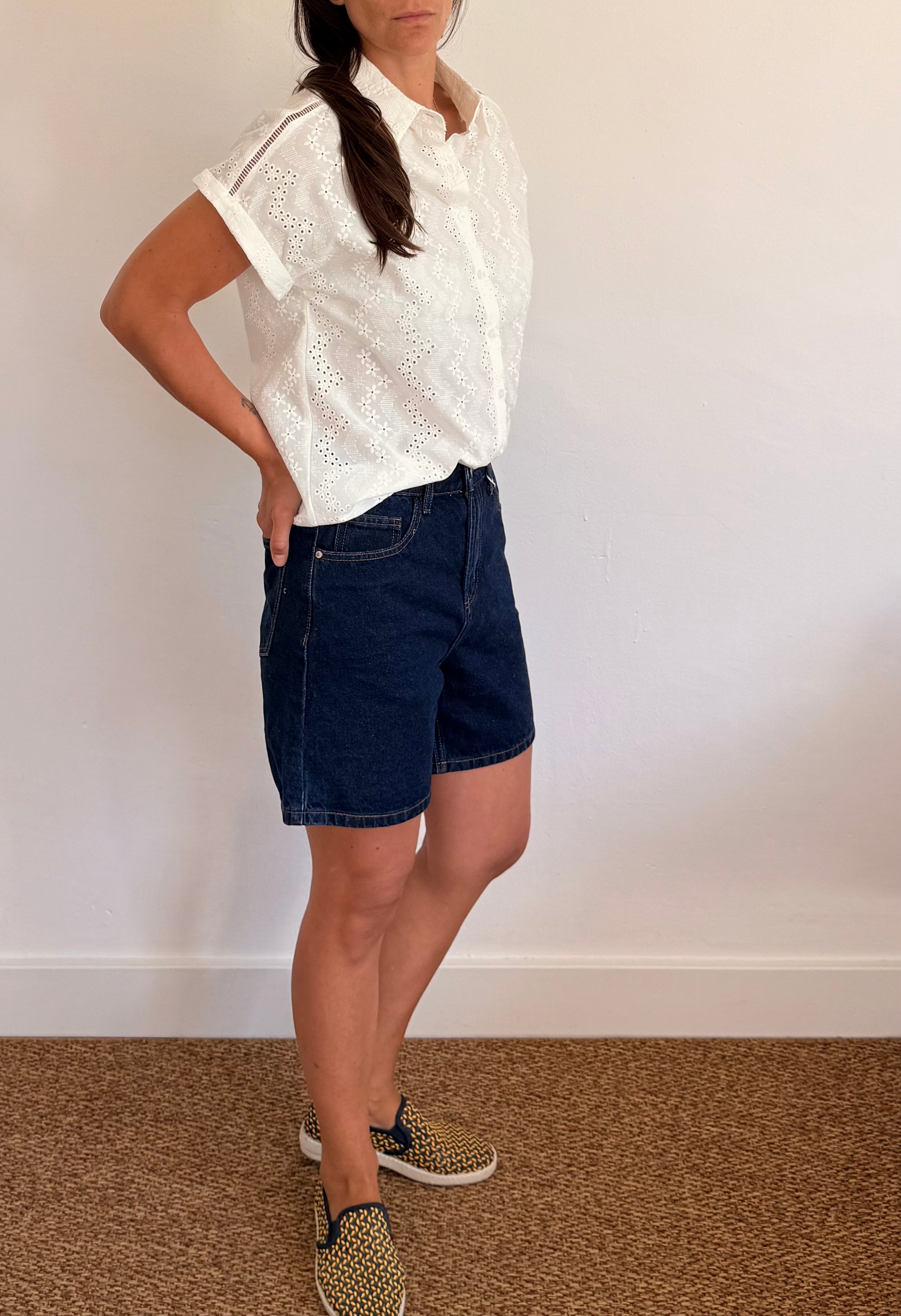 Chemise brodée Elise