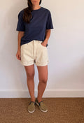 Short en jean beige Gaspard