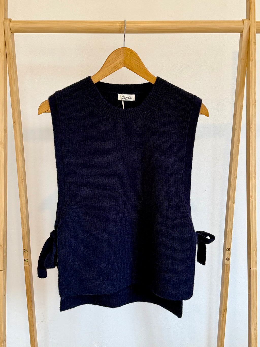 Pull sans manches marine Henri