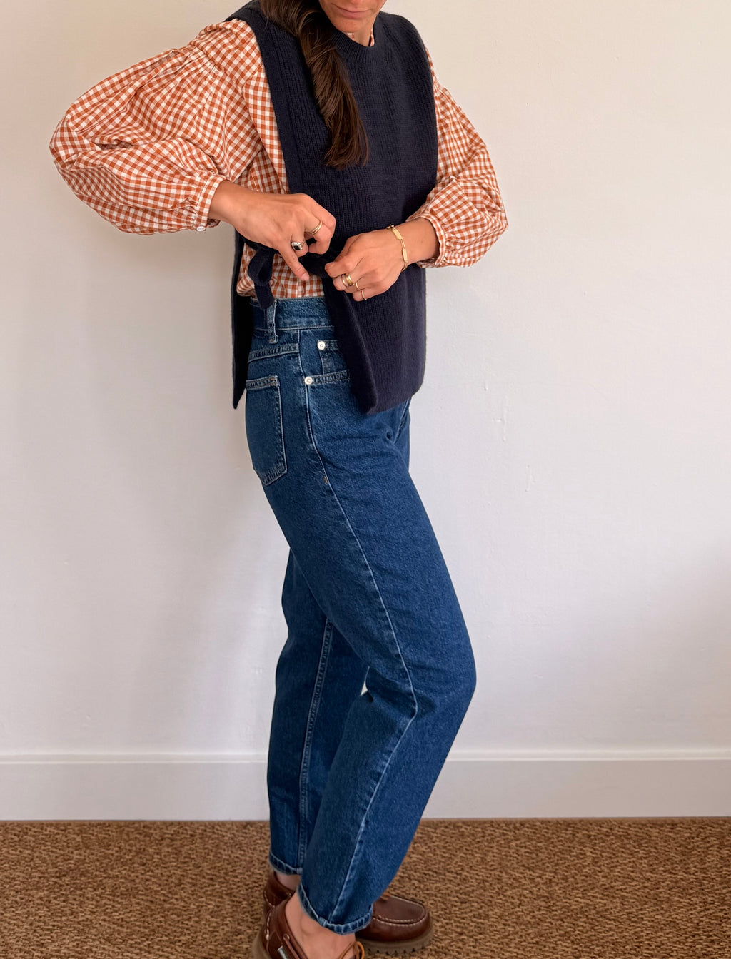 Pull sans manches marine Henri
