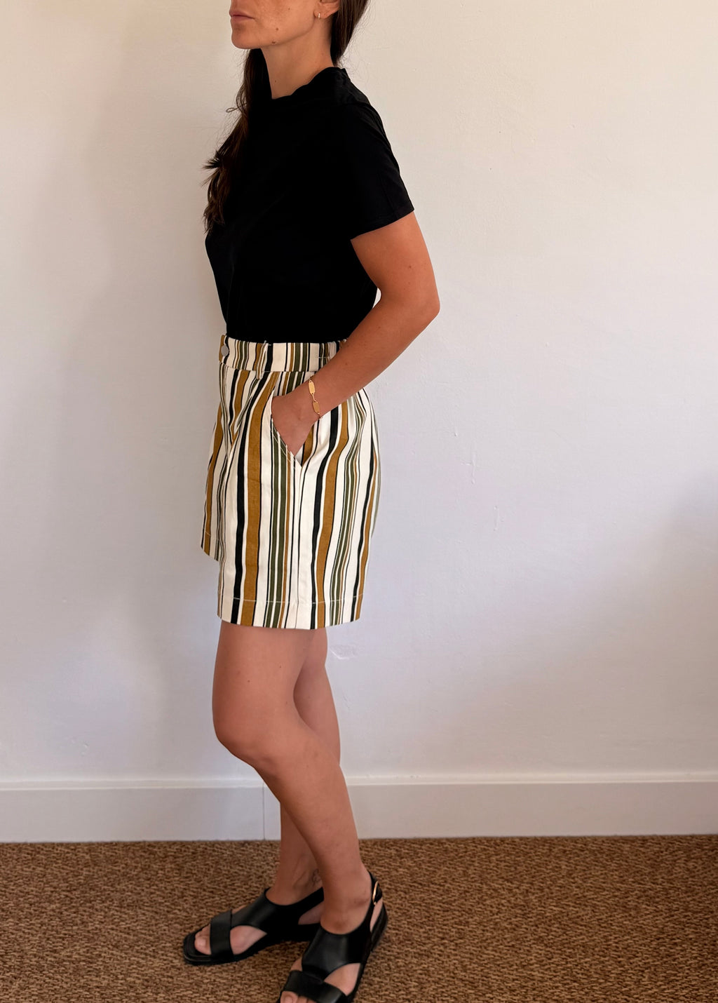 Short rayé Léon
