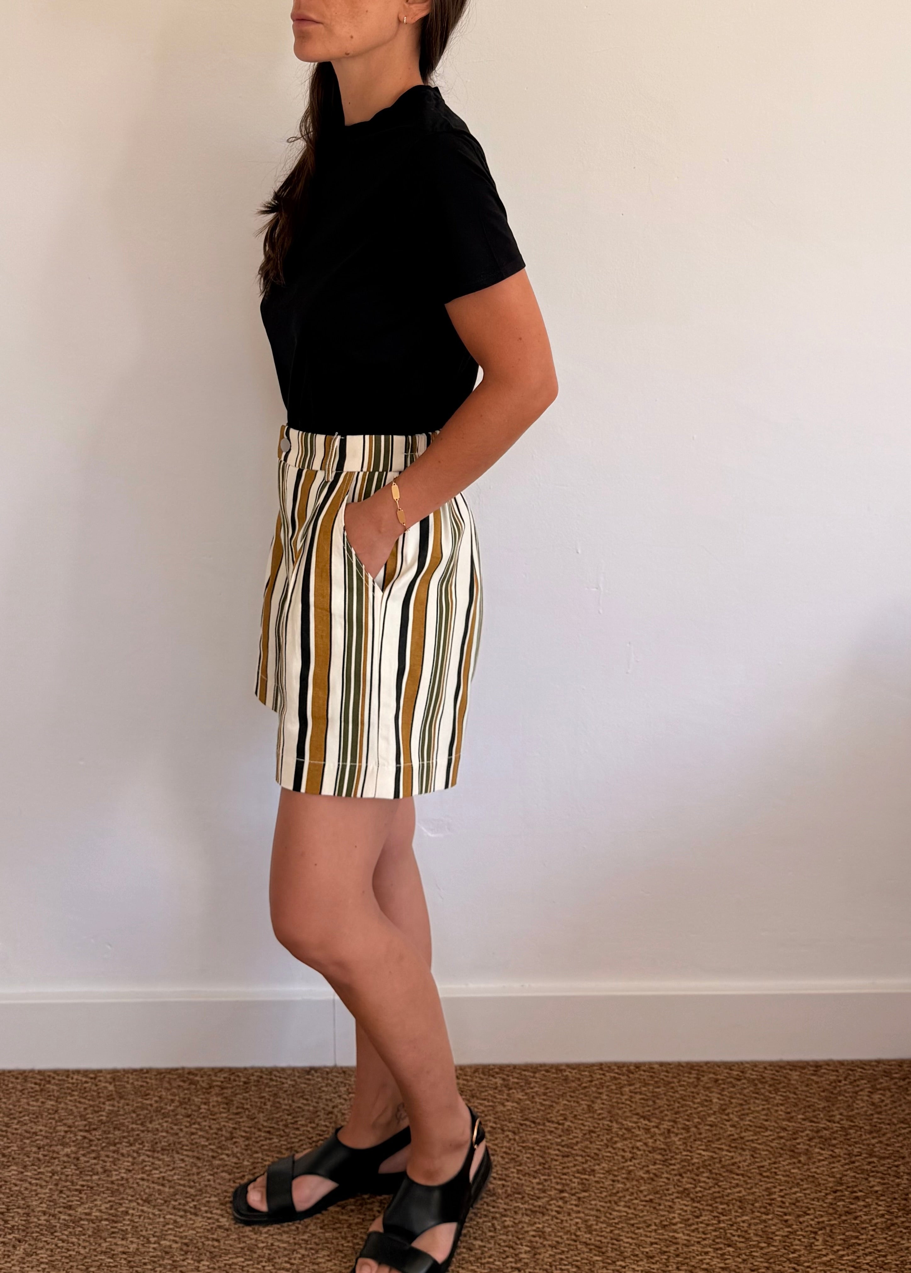 Short rayé Léon