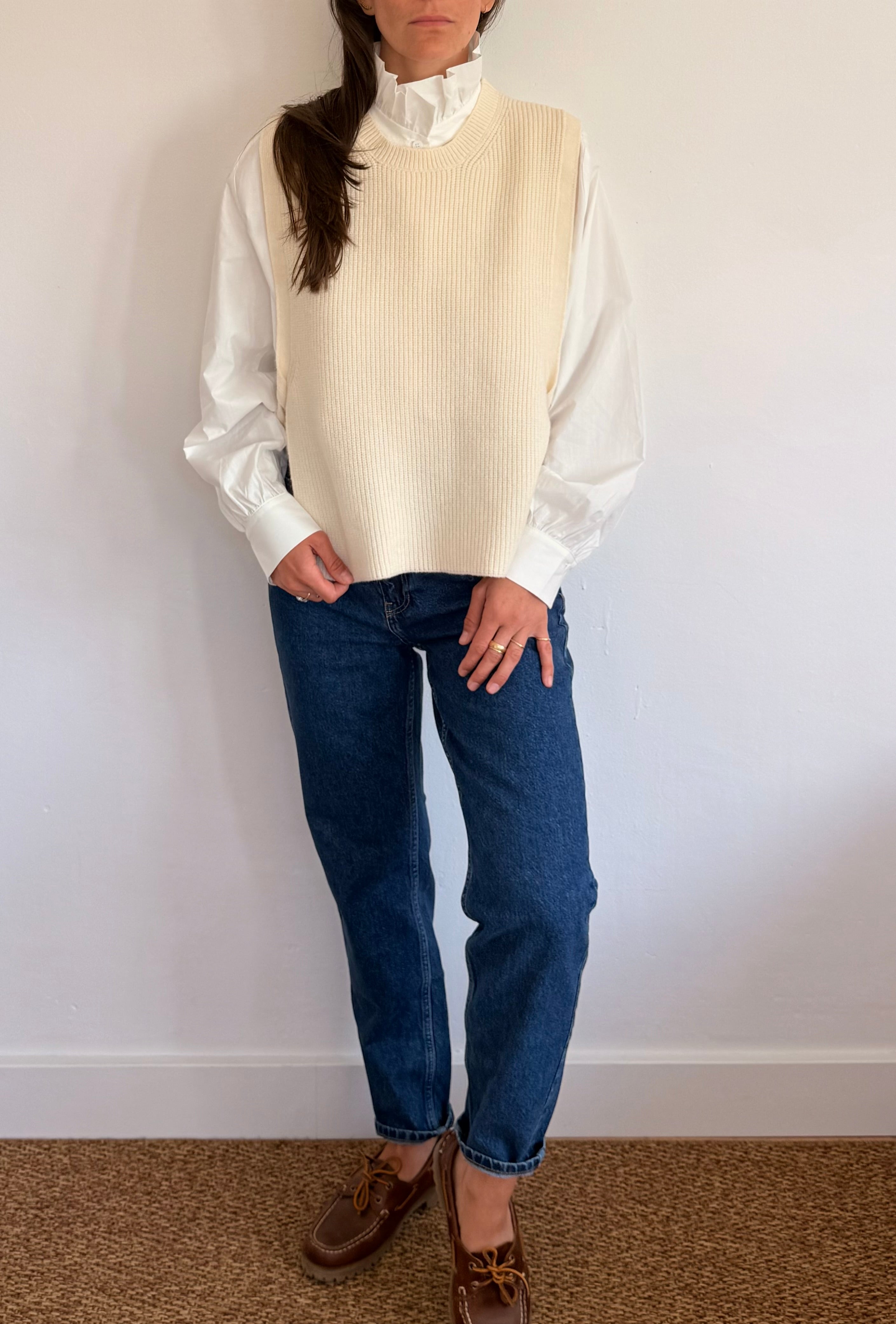 Chemise col volant Colette