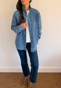 Chemise en jean bleu Margaux