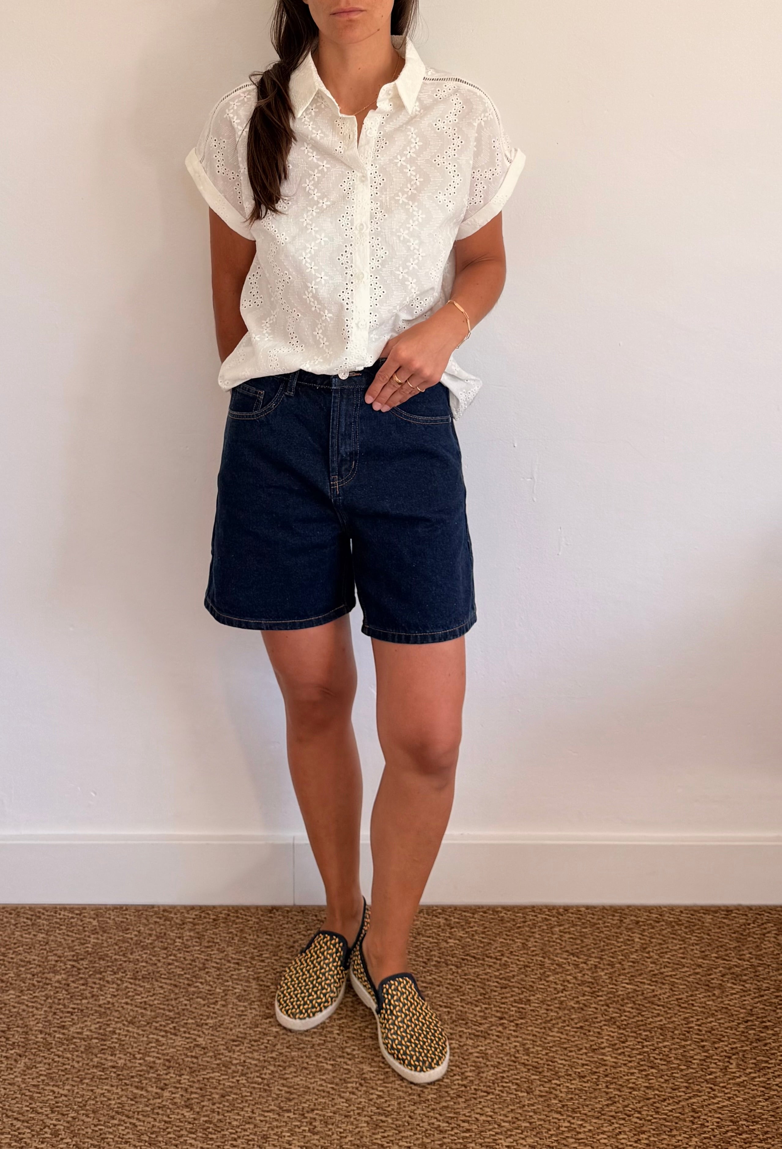 Chemise brodée Elise